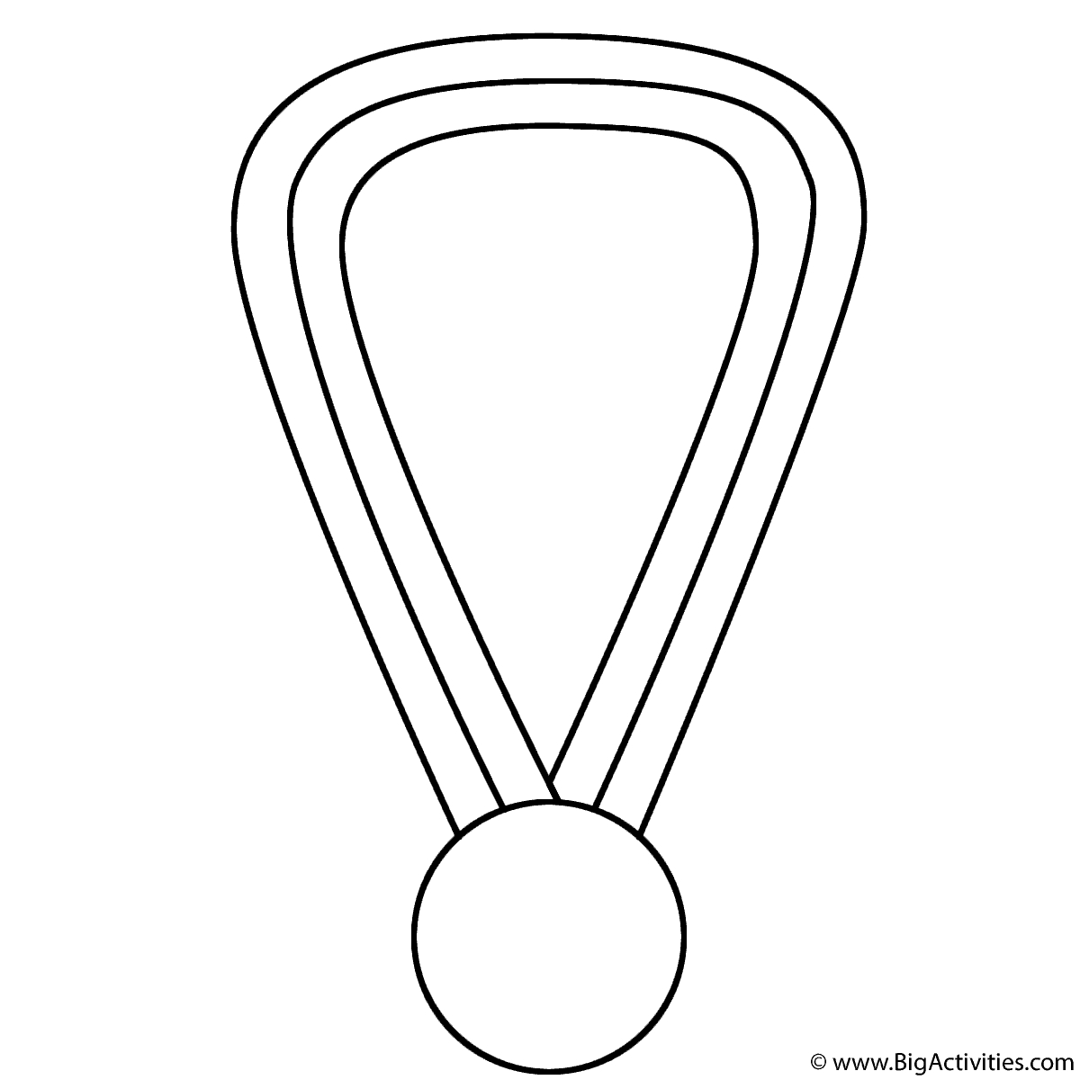 Olympic Gold Medal - Coloring Page (Olympics) throughout Printable Medals For The Olympics
