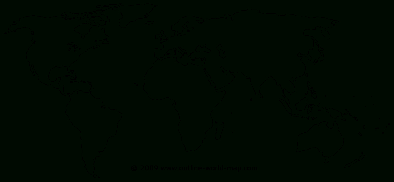Outline Transparent World Map - B1B | Outline World Map Images with regard to Map Of World Outline Printable