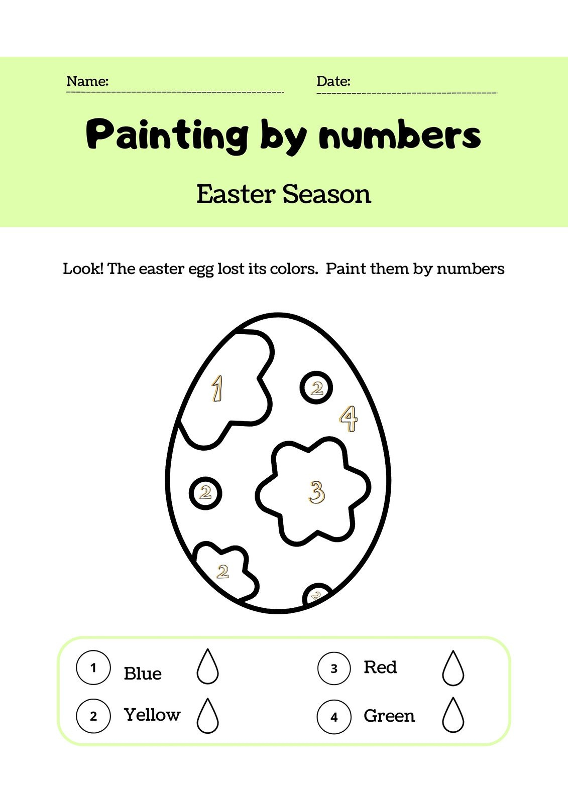 Page 2 - Free Custom Printable Easter Worksheet Templates | Canva intended for Activity Sheets Printable Easter Worksheets