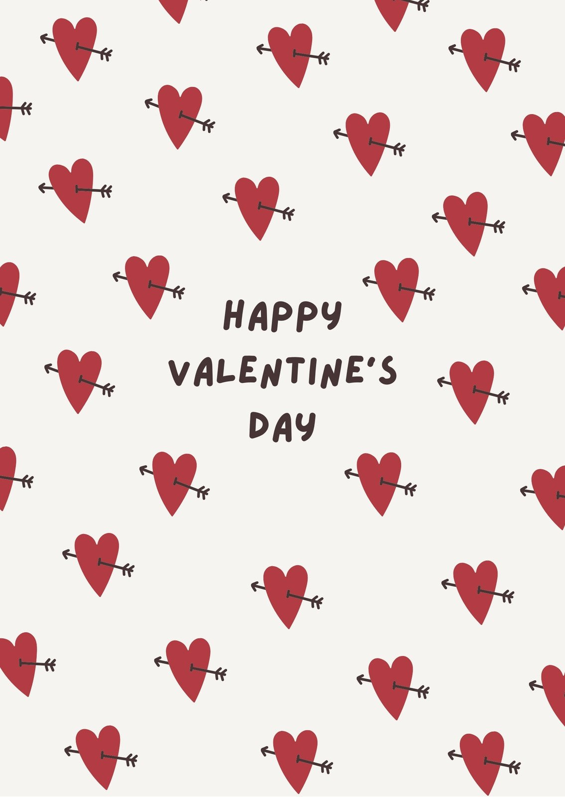 Page 9 - Free Custom Printable Valentine&amp;#039;S Day Card Templates | Canva pertaining to Printable Valentine&amp;#039;S Day Hearts