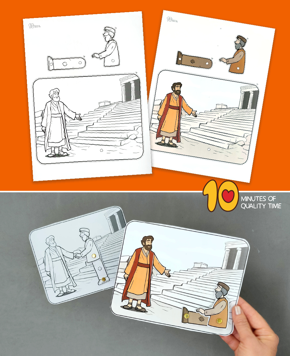Peter Heals The Lame Man – 10 Minutes Of Quality Time throughout Printable Peter and the Lame Man Craft