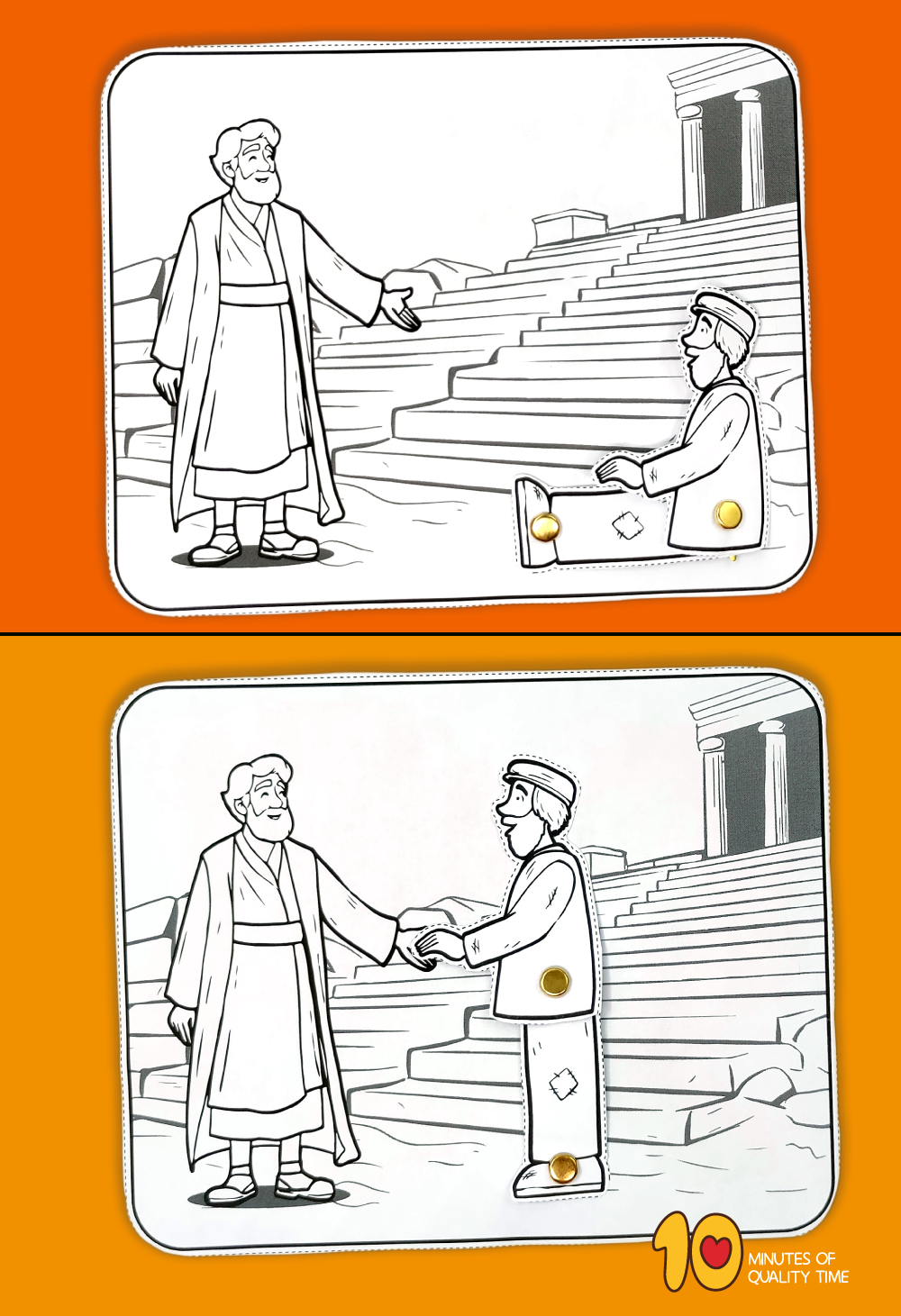 Peter Heals The Lame Man – 10 Minutes Of Quality Time within Printable Peter and the Lame Man Craft