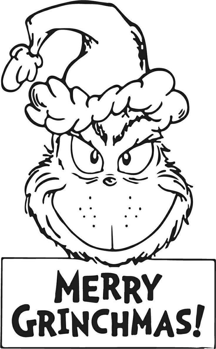 Pinvicki Whitney On Coloring | Grinch Coloring Pages within Grinch Face Stencil Free Printable