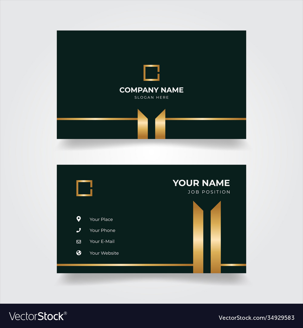 Print Business Card Template – Free Vector | Vectorstock within Business Card Printable Template Free