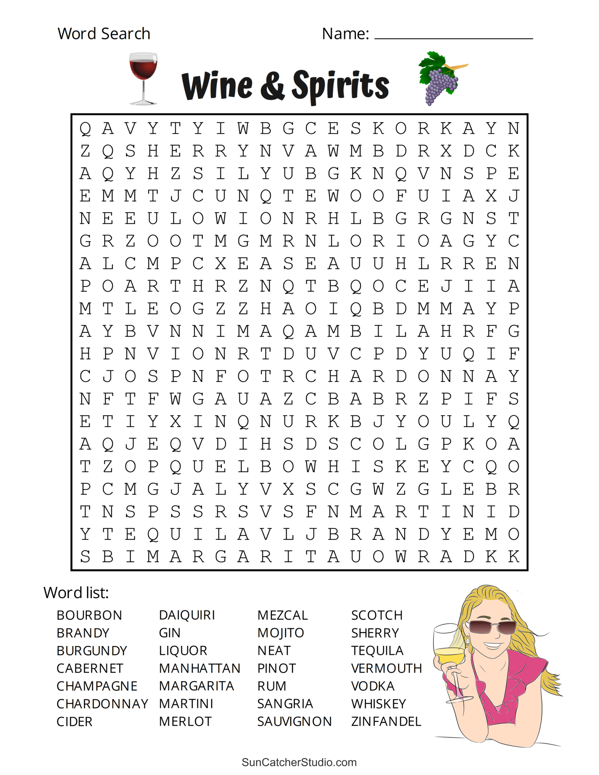 Printable Adult Word Search Puzzles (Word Find) – Free Printables for Free Printable Word Searches For Adults