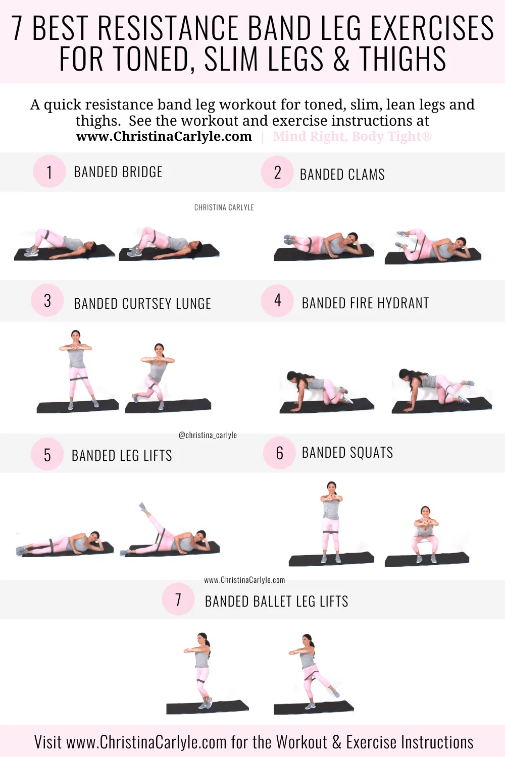 Printable Band Resistance Exercises Printable Resistance pertaining to Printable Resistance Band Leg Workouts
