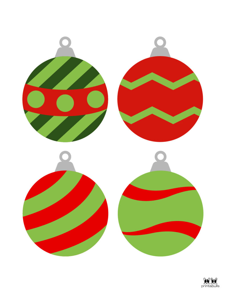 Printable Christmas Ornaments | Printabulls inside Free Printable Christmas Tree Ornaments