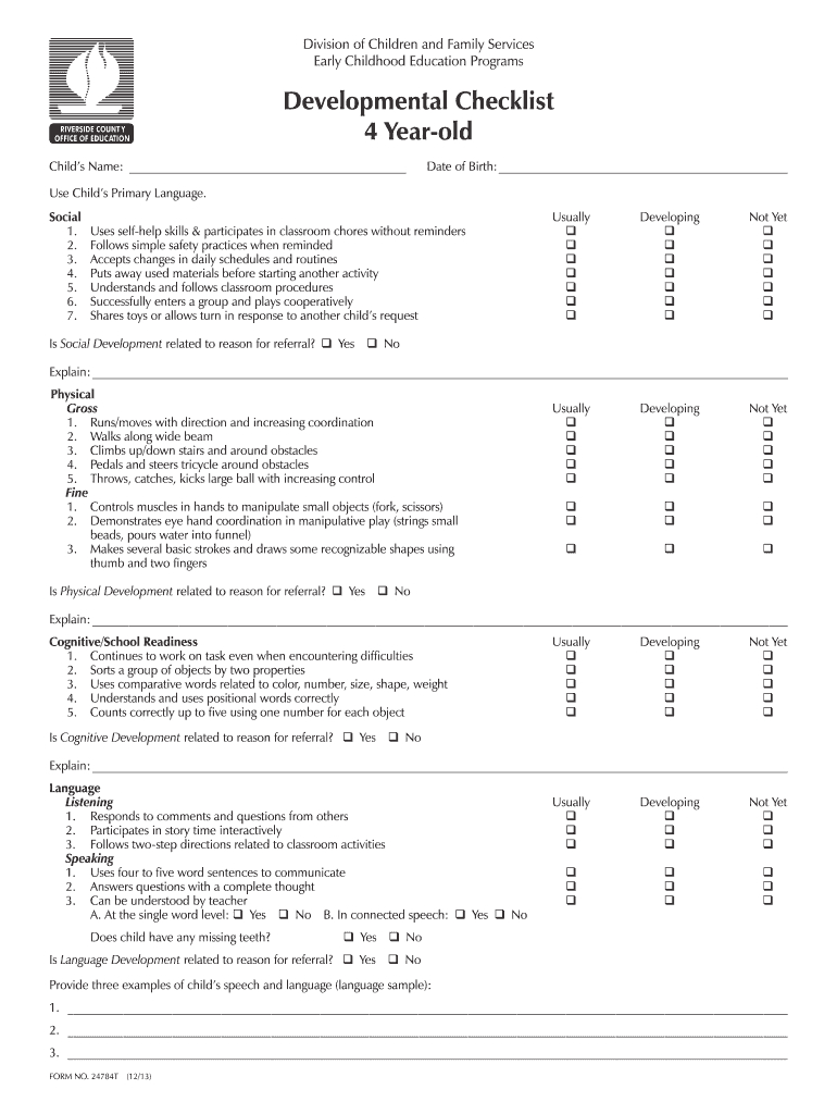Printable Cognitive Development Checklist For Year Olds Year Old pertaining to Printable Developmental Checklist For 2 3 Year Olds