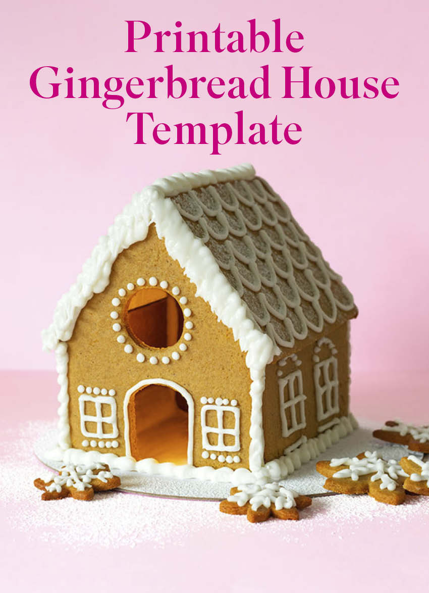 Printable Gingerbread House Template » Dish Magazine pertaining to Free Gingerbread House Template Printable