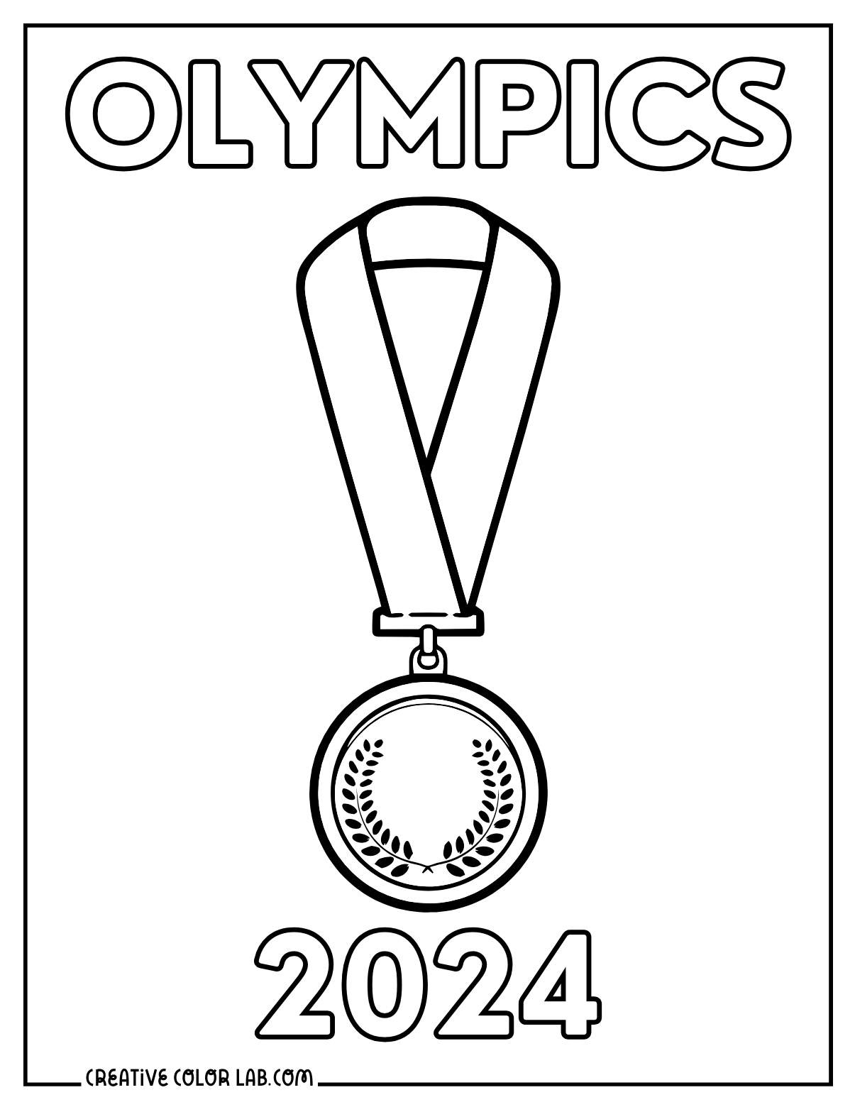 Printable Olympic Coloring Sheets regarding Printable Medals For the Olympics