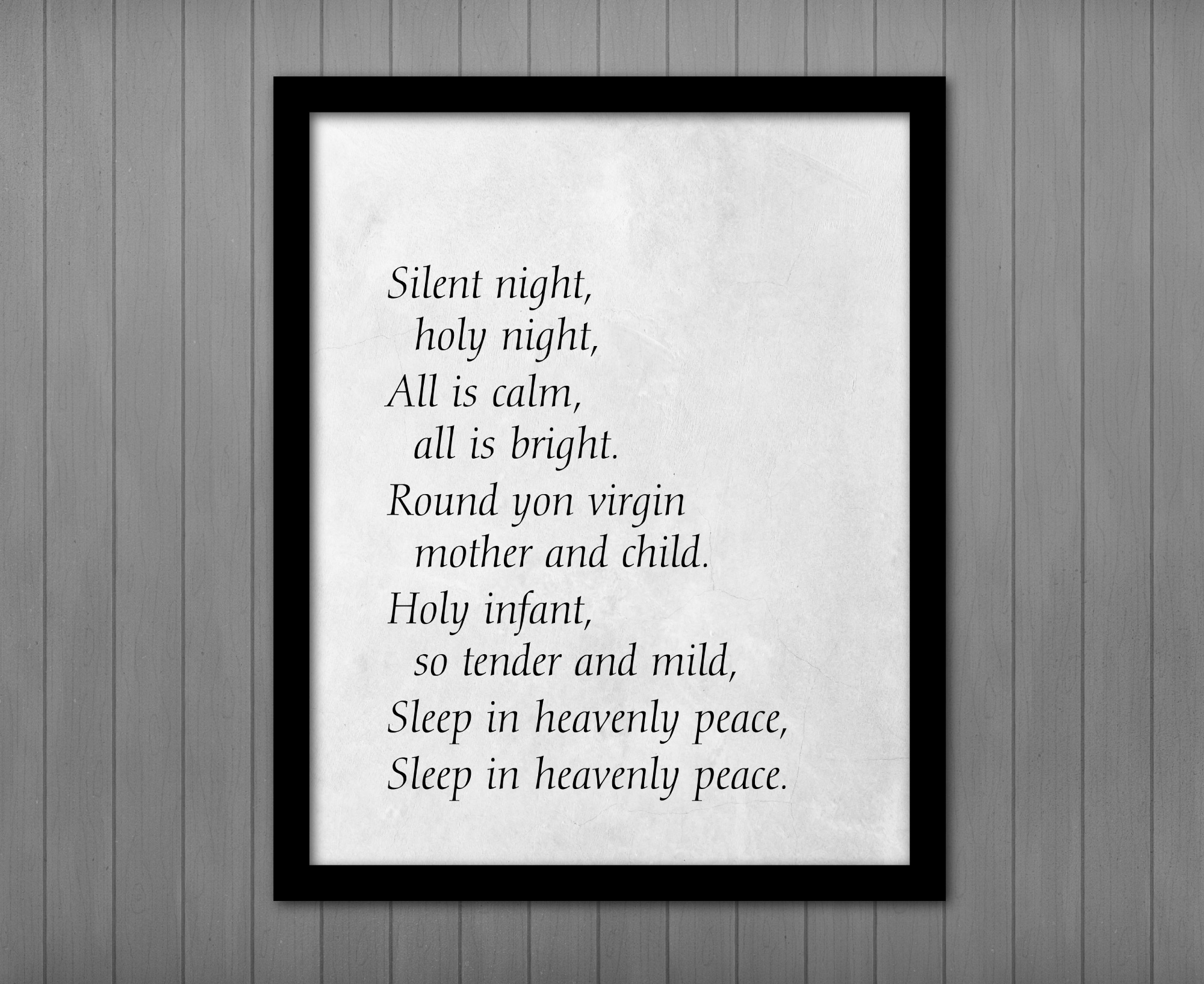 Silent Night Lyrics Printable Sign • Printablescottonwood Whispers with Lyrics To Silent Night Printable