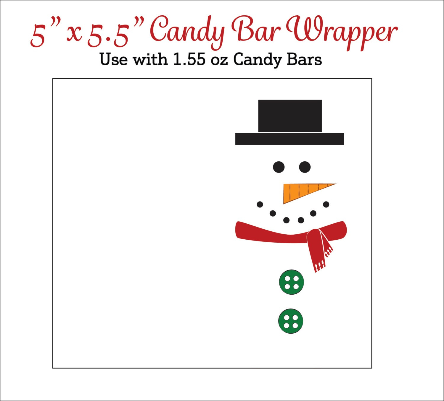 Snowman Candy Bar Wrappers - Printable Snowmen Candy Wrappers regarding Printable Snowman Candy Bar Wrapper Template