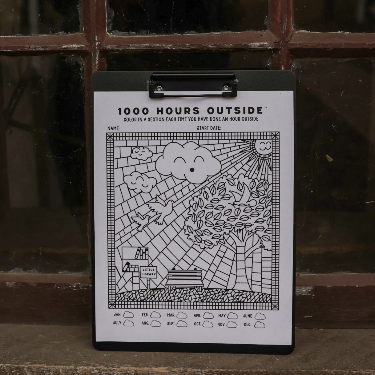 Trackers | Embrace Outdoor Adventures — 1000 Hours Outside for 1000 Hours Outside Free Printable