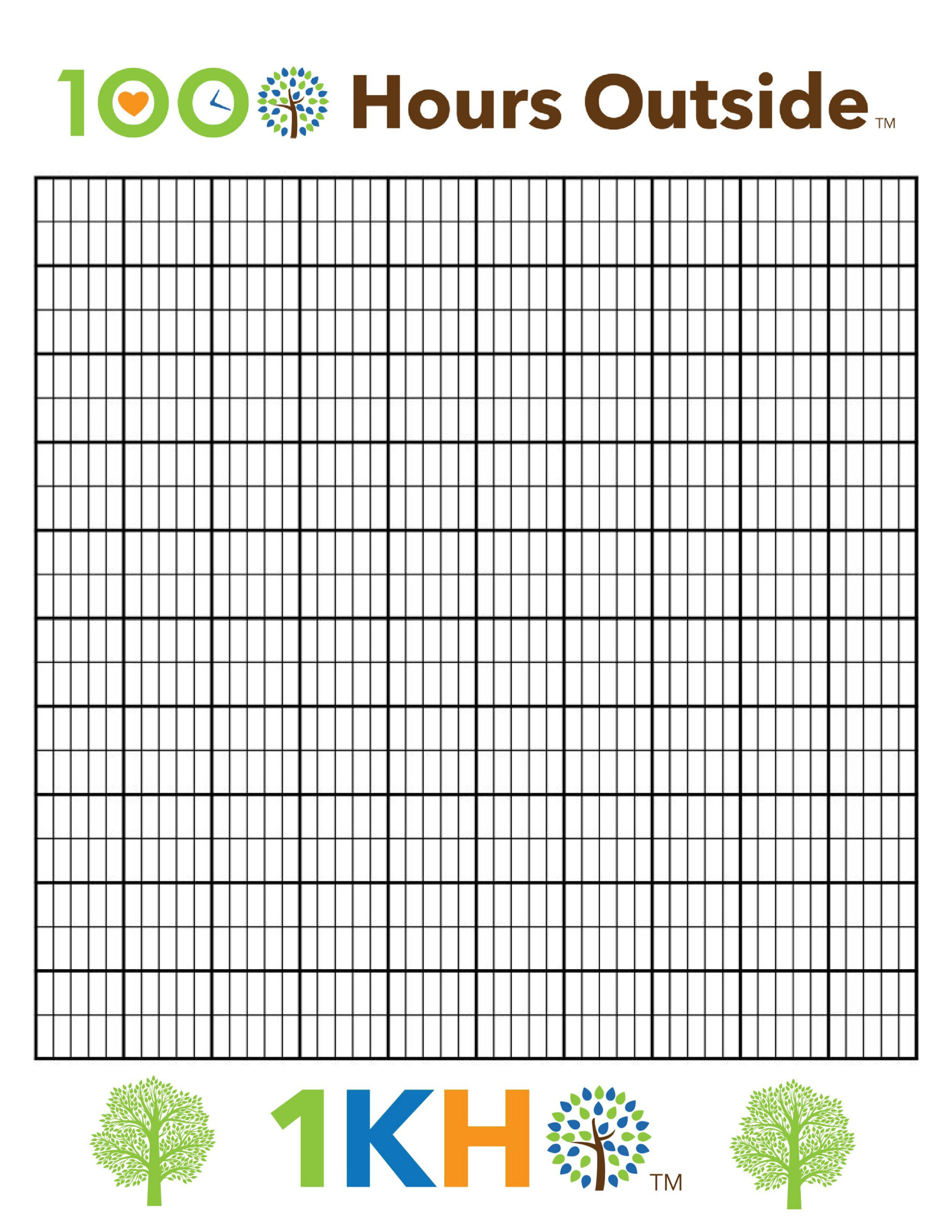 Trackers | Embrace Outdoor Adventures — 1000 Hours Outside with 1000 Hours Outside Free Printable