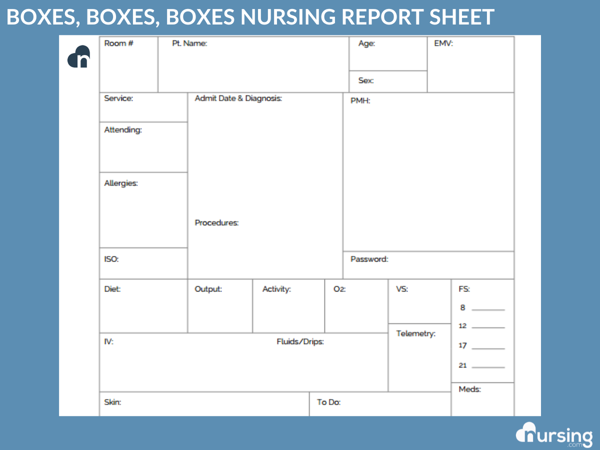 Ultimate Nursing Report Sheet Database &amp;amp; Free Downloads pertaining to Printable Nursing Report Sheet