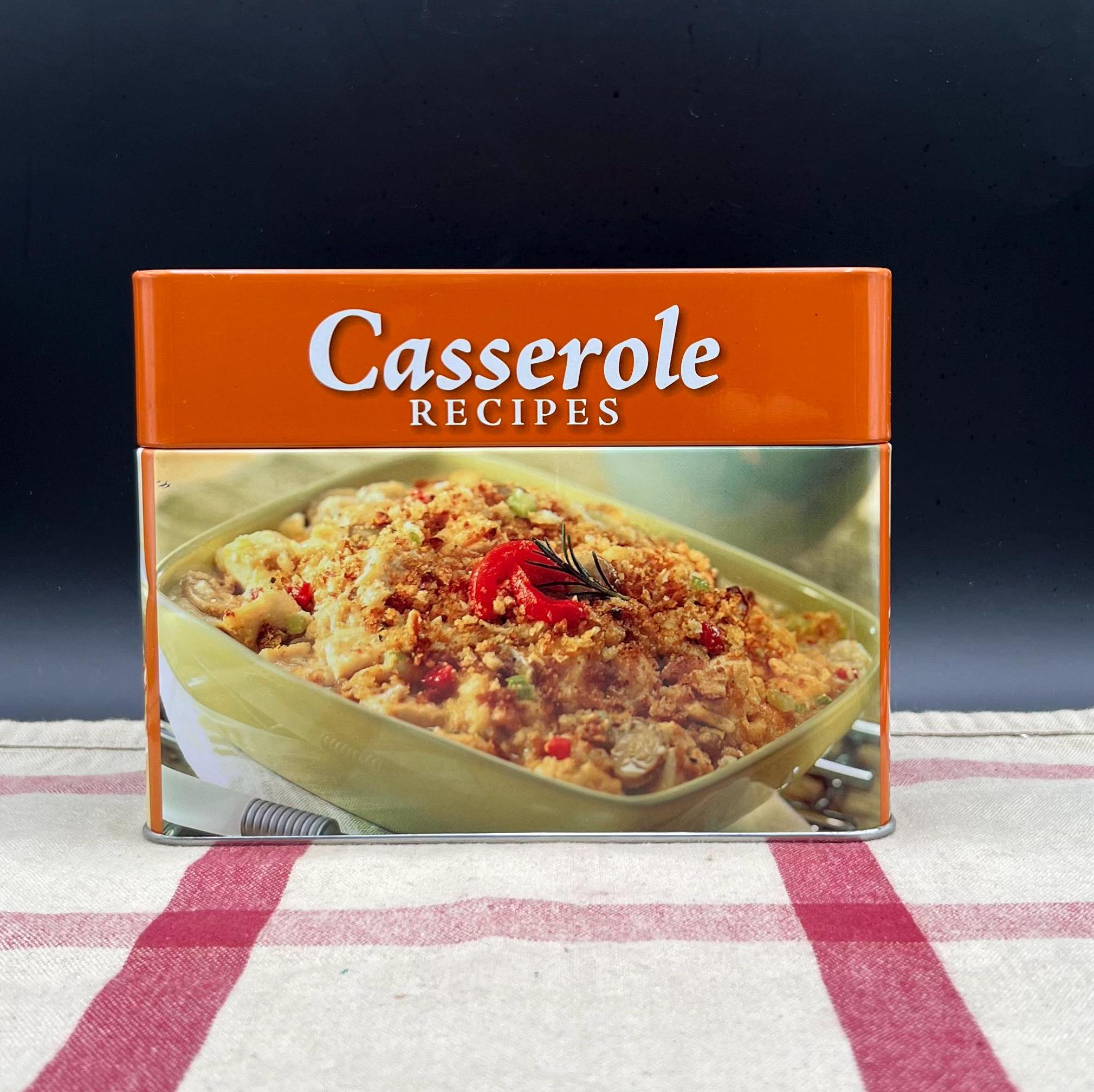 Vintage Casserole Recipe Cards Collection Tin Box - Etsy regarding M&amp;amp;M Casserole Recipe Card Printable