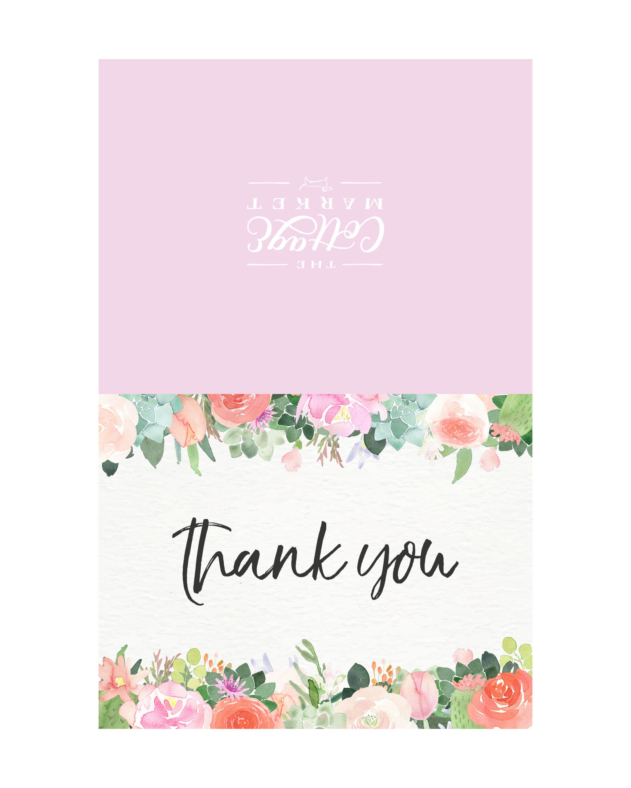 10 Free Printable Thank You Cards You Can&amp;#039;T Miss - The Cottage Market within Free Thank You Cards Online Printable