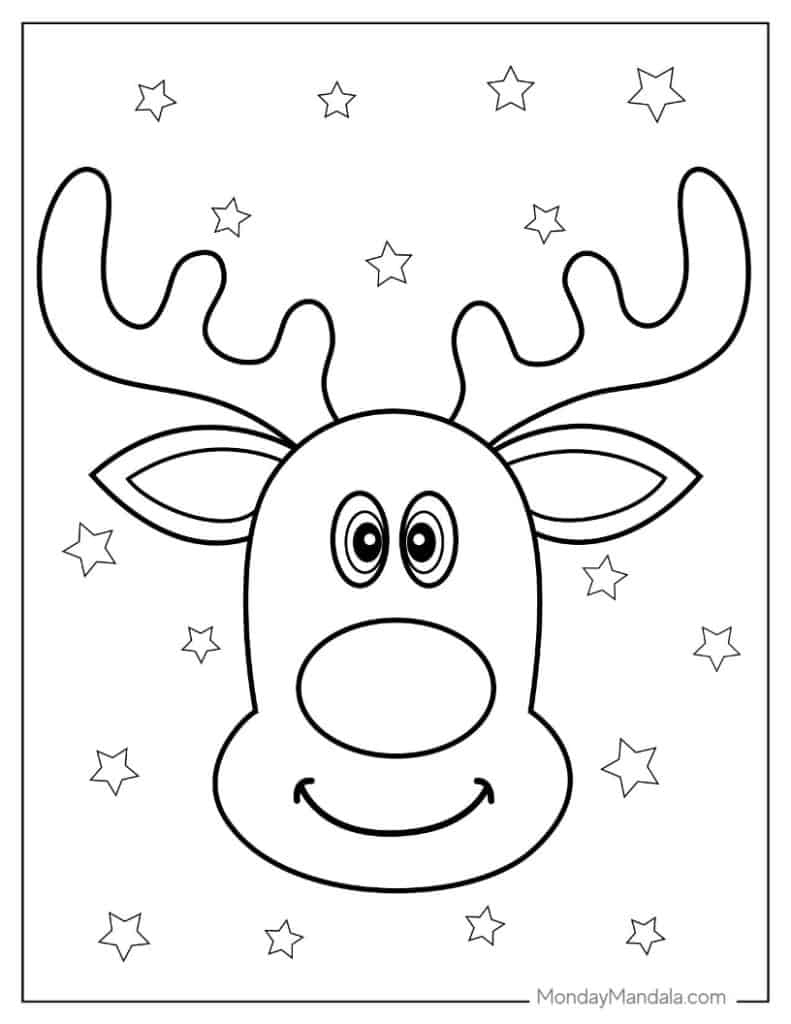 1,000 Christmas Coloring Pages (Free Pdf Printables) throughout Free Christmas Printable Coloring Pages