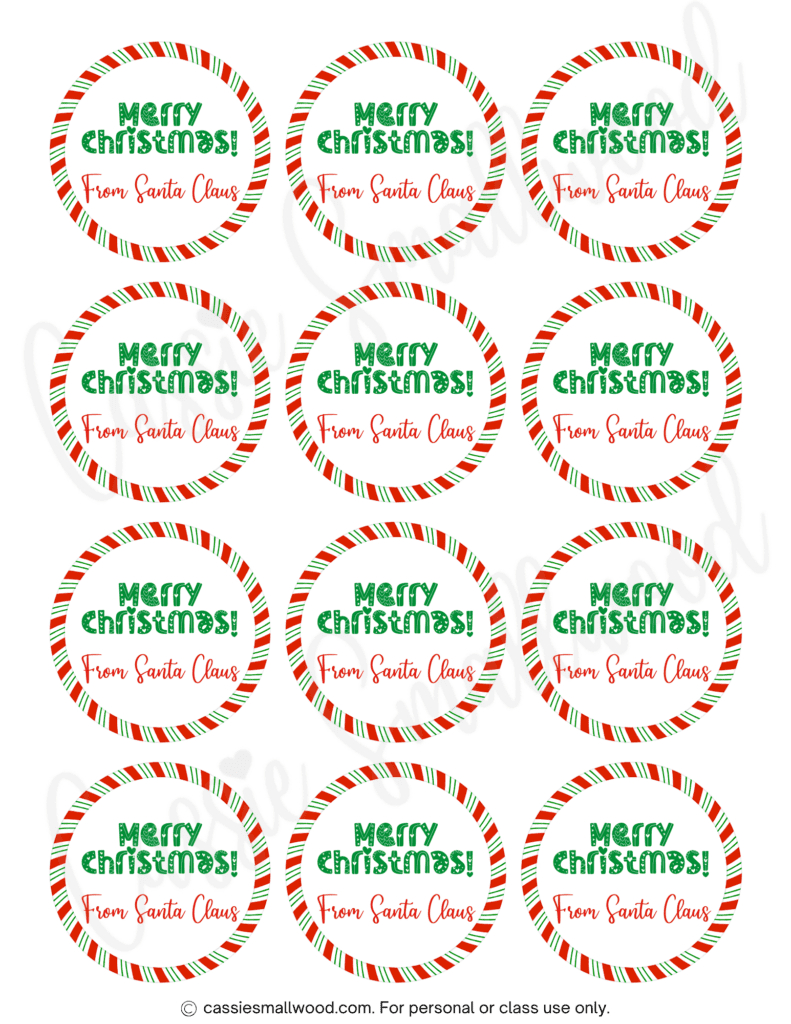 400+ Cutest Printable Christmas Tags (Free Pdf) - Cassie Smallwood within Free Printable Christmas Tags Editable