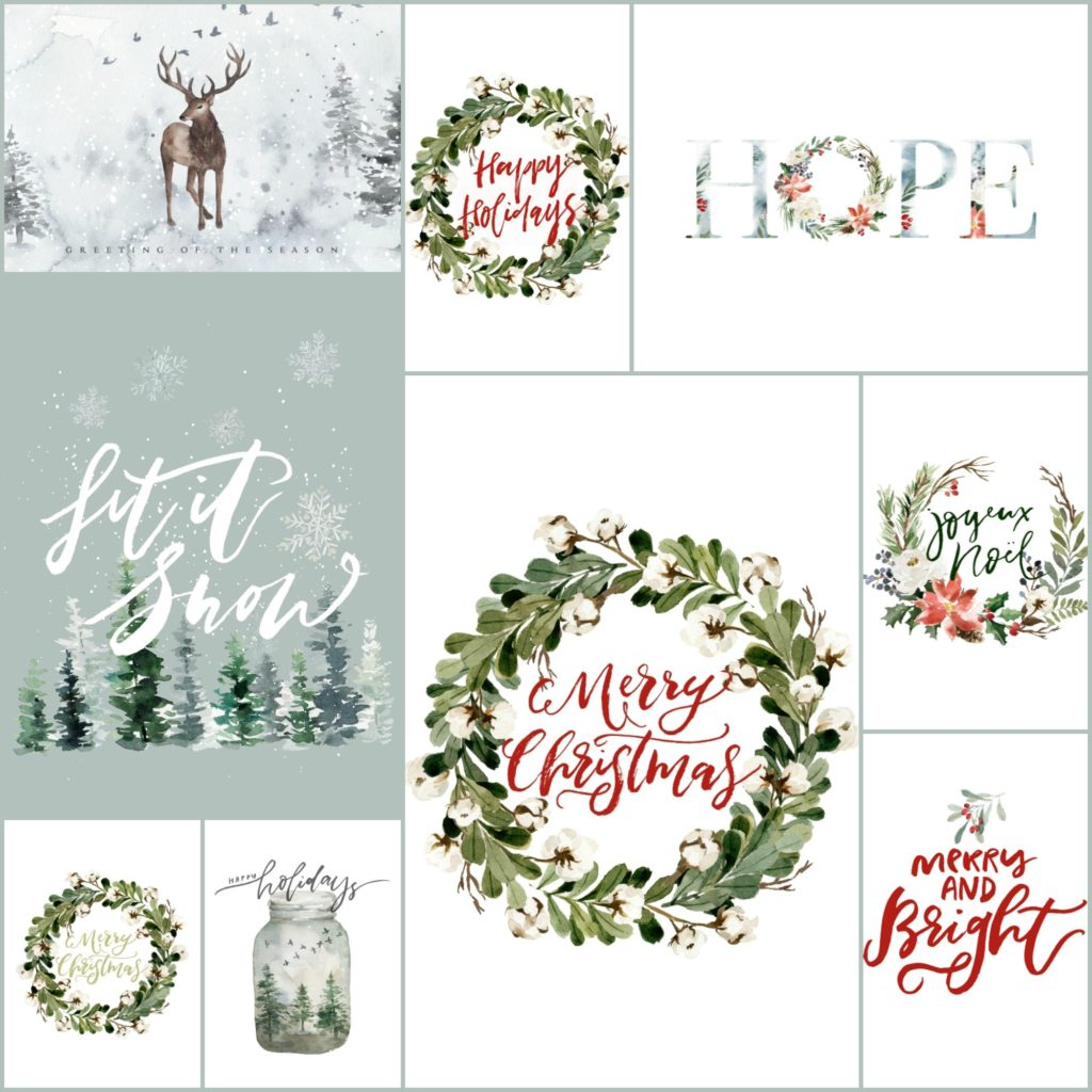 50 Festive Free Christmas Printables For Your Home intended for Free Christmas Printables For Adults