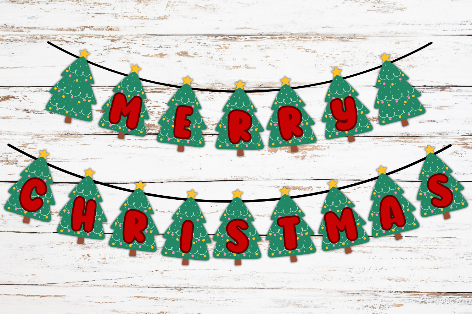 6 Cute Merry Christmas Banners (Free Printables) - Cassie Smallwood in Merry Christmas Printable Banner