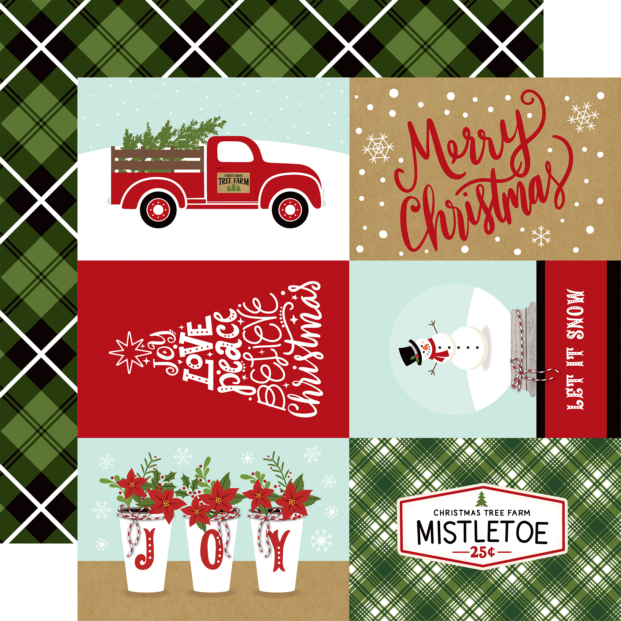 Celebrate Christmas: 4X6 Journaling Cards 12X12 Patterned Paper regarding Christmas Card Stock 4x6 Printable