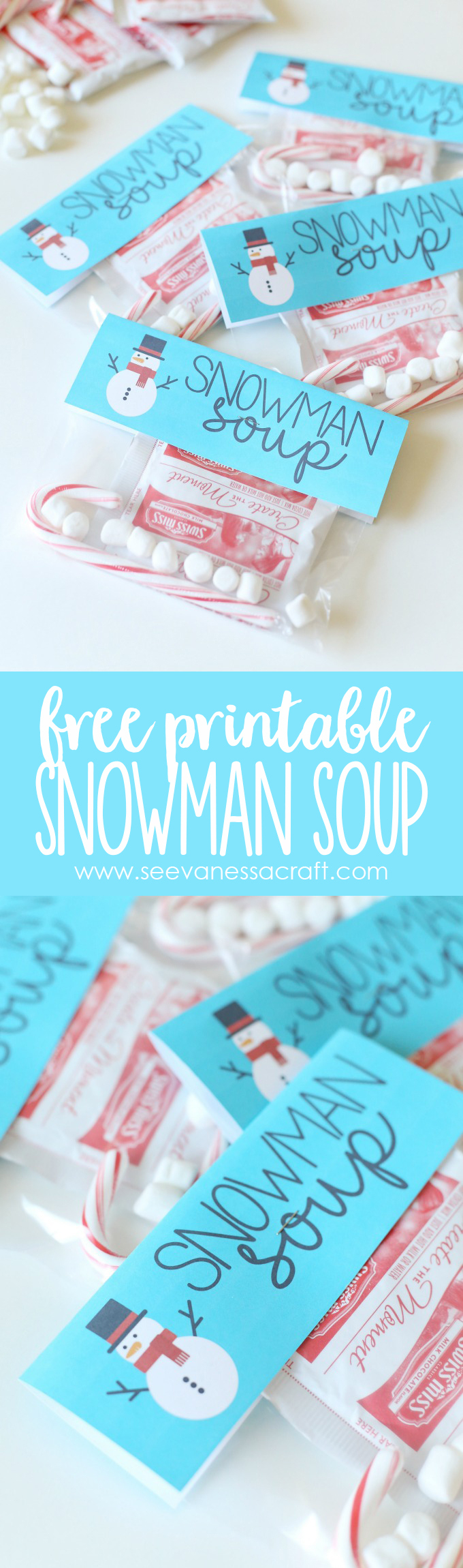 Christmas: Snowman Soup Printable Bag Topper - See Vanessa Craft within Snowman Soup Free Printable Bag Toppers