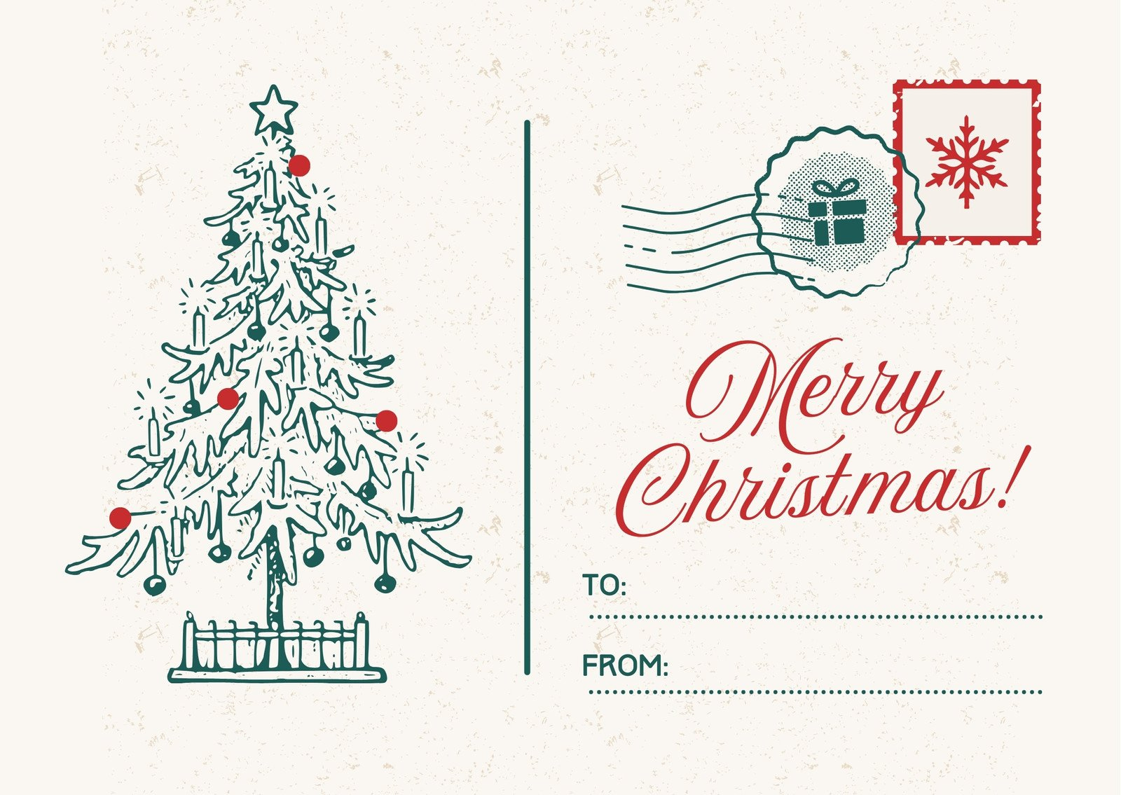 Free Custom Printable Christmas Card Templates | Canva inside Printable Christmas Card Greetings
