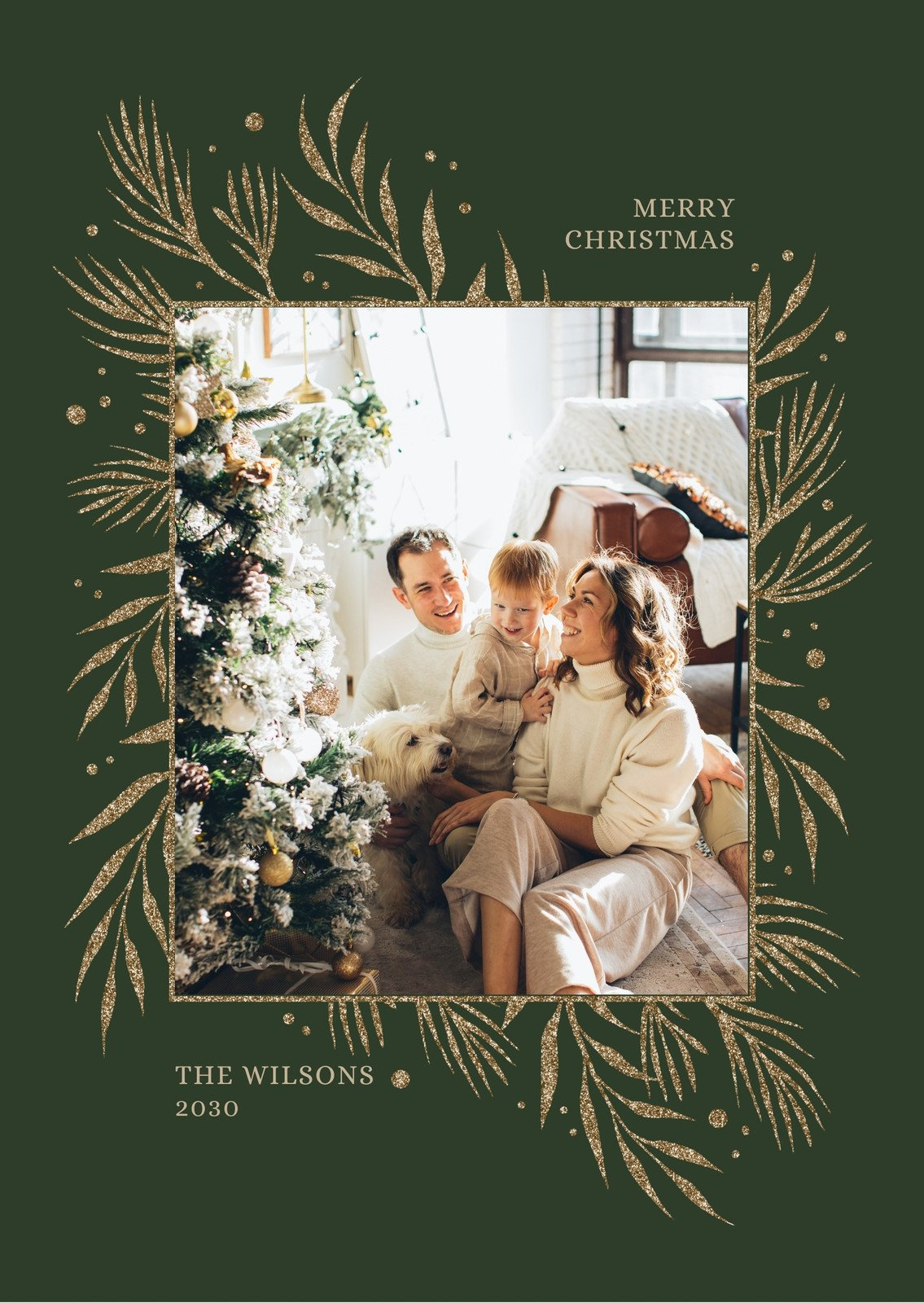 Free Custom Printable Christmas Card Templates | Canva regarding Printable Christmas Card With Photo