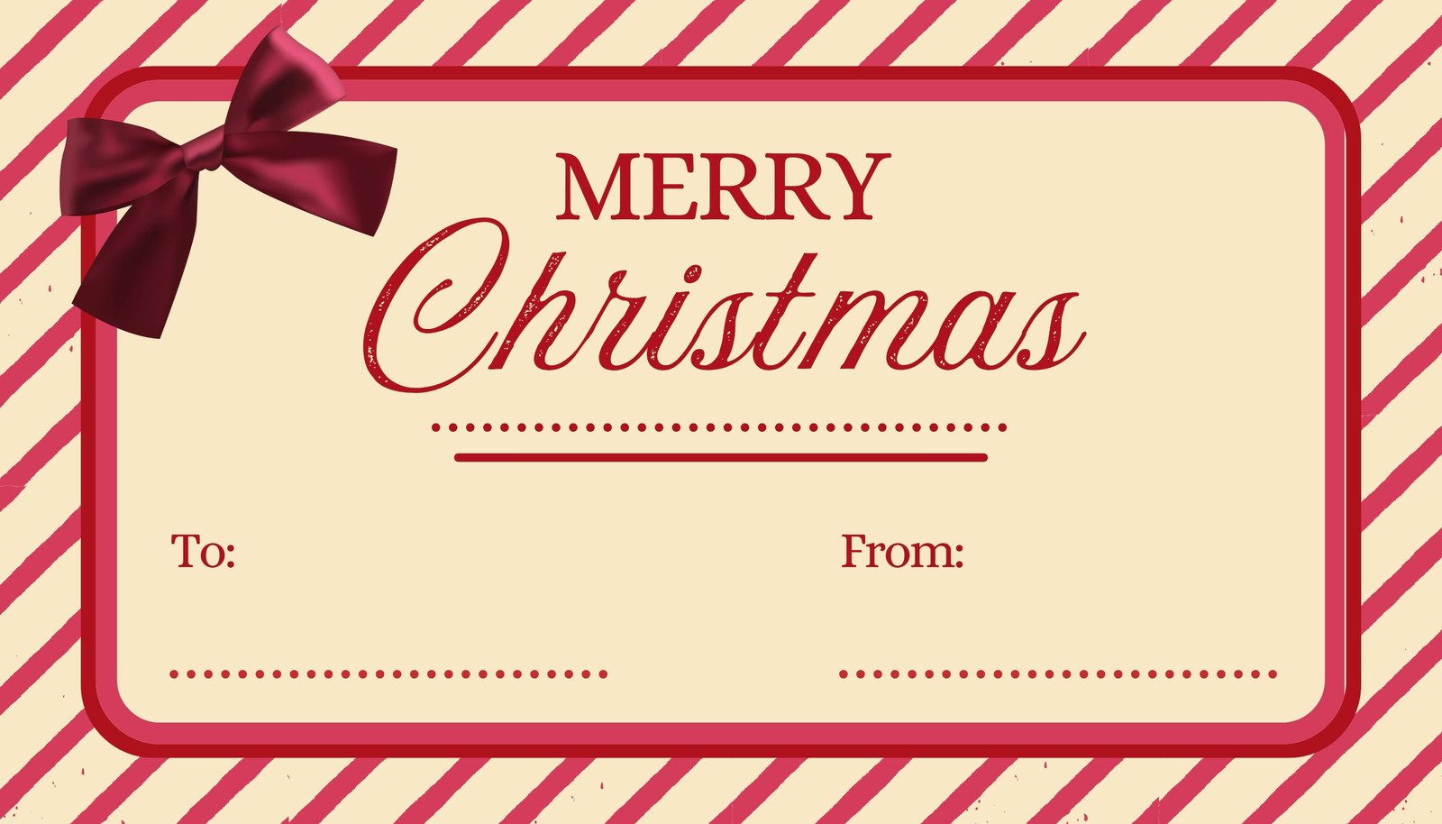 Free Custom Printable Christmas Tag Templates | Canva with regard to Free Printable Editable Christmas Gift Tags