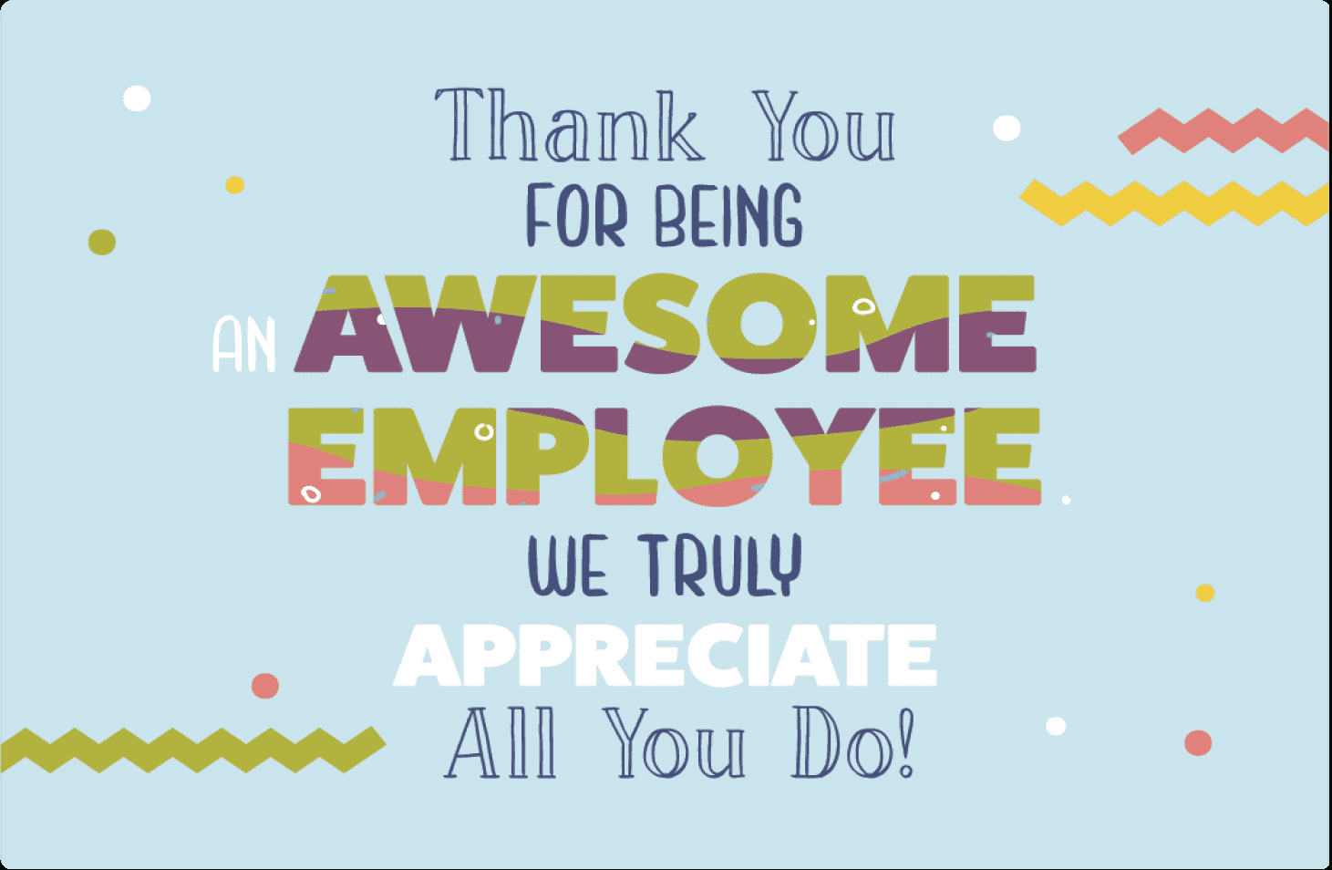 Free Employee Appreciation Ideas &amp;amp; Printables: No Cost Recognition in Free Printable Employee Thank You Cards