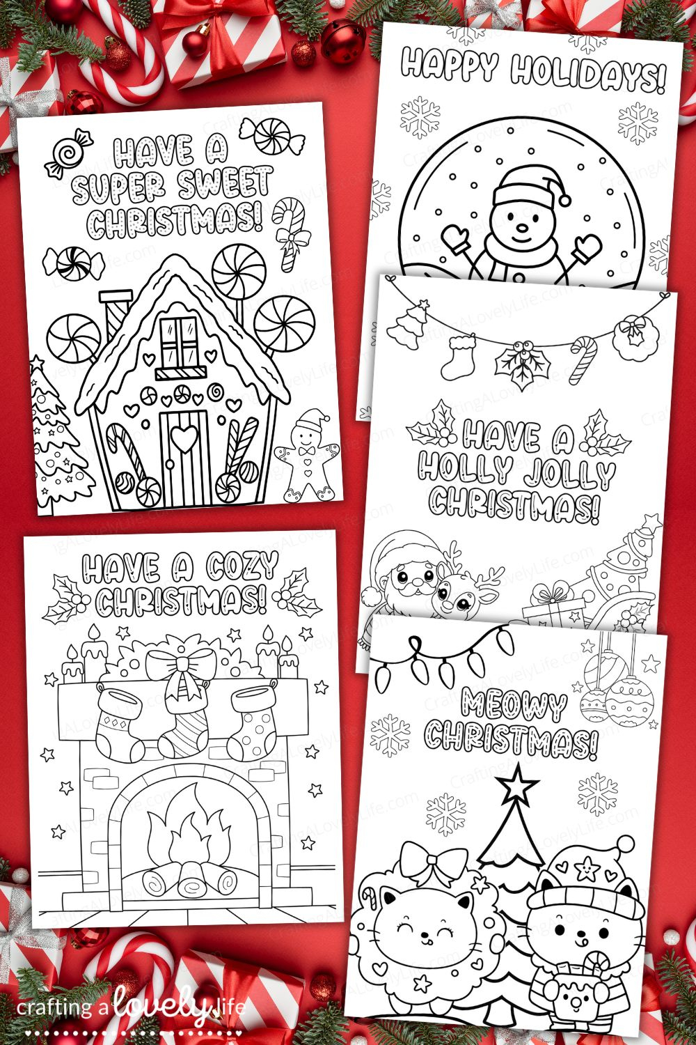 Free Printable Christmas Cards To Color with regard to Printable Christmas Card Coloring Pages