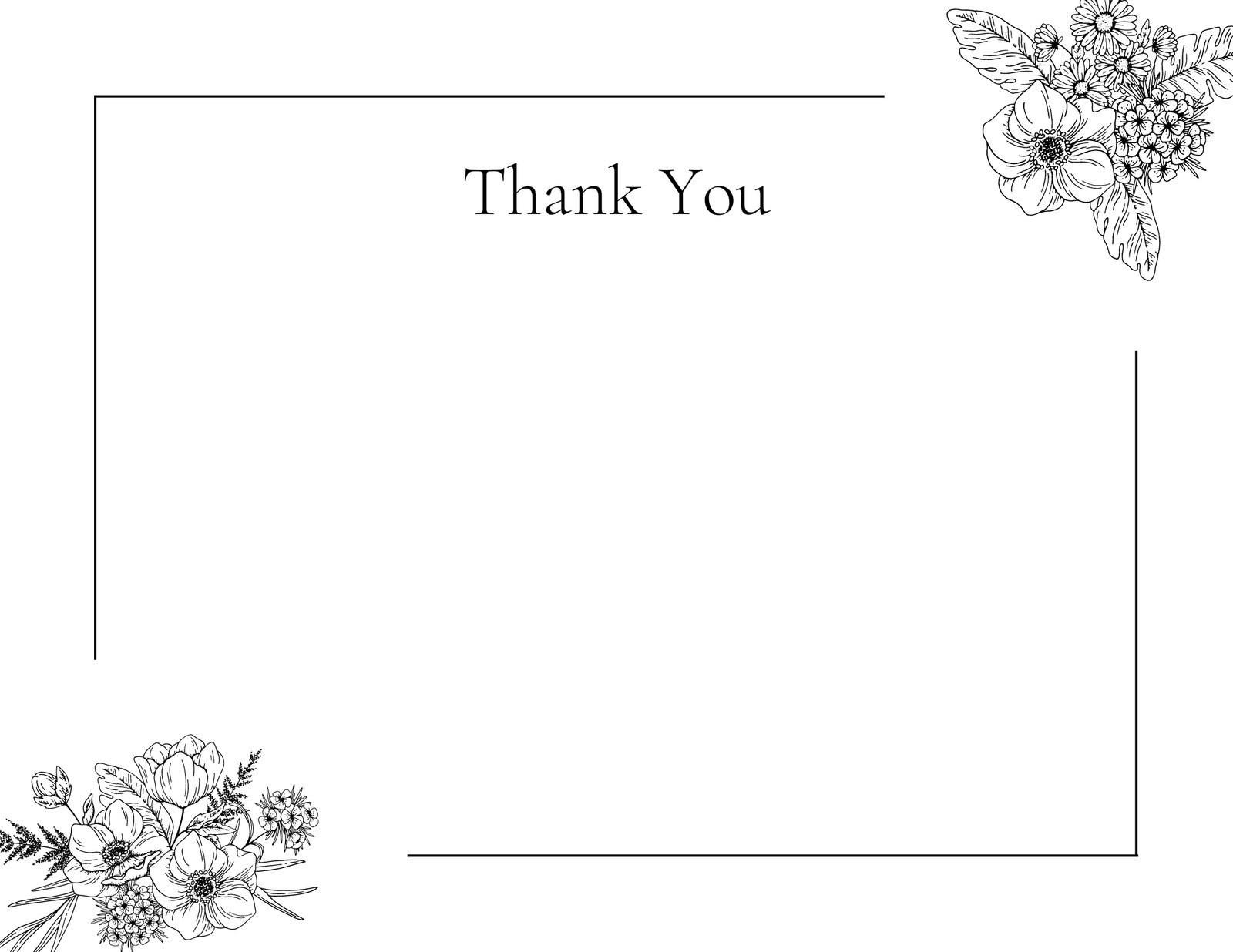 Free Printable Customizable Note Card Templates | Canva with regard to Blank Thank You Cards Printable