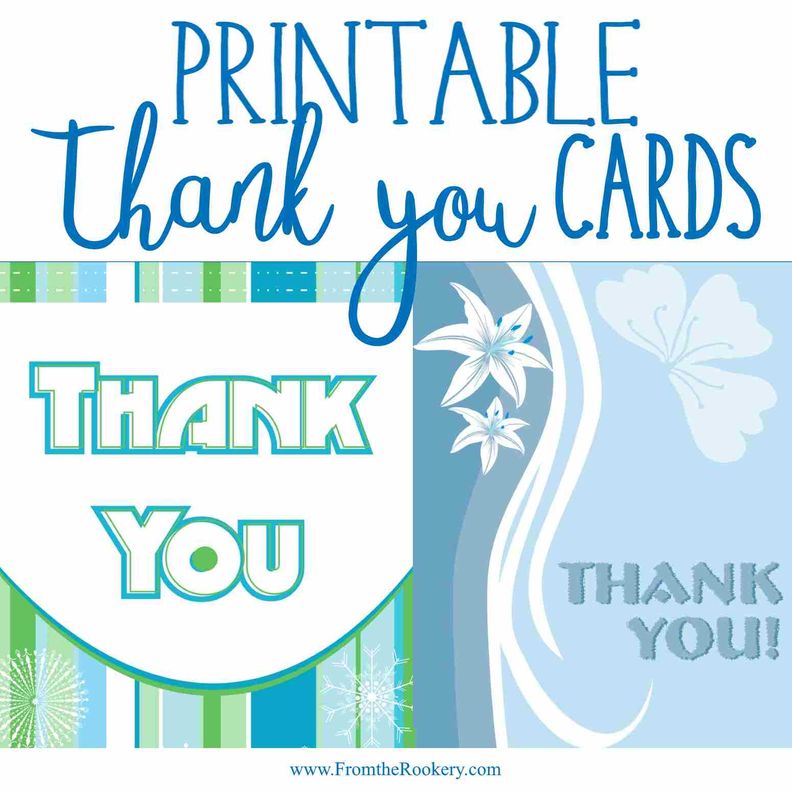 Free Printable Thank You Cards intended for Thank You Cards Printable Template Free