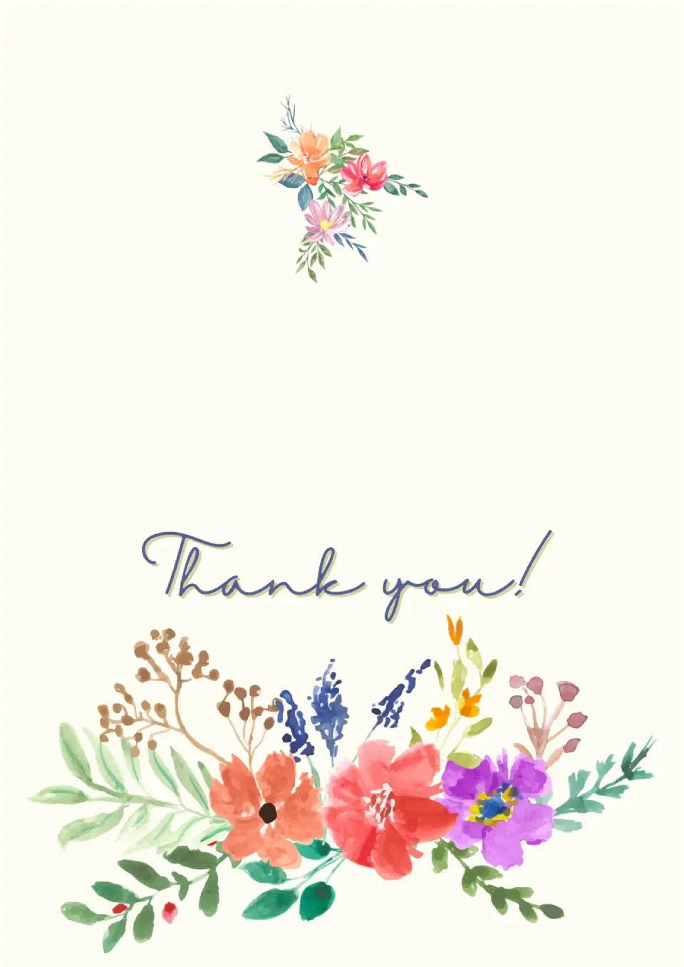 Free Thank You Card Template For Google Docs in Free Printable Editable Thank You Cards
