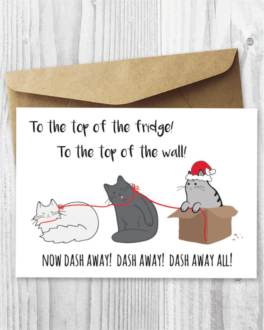 Funny Holiday Card, Printable Christmas Cards, Funny Cats for Printable Christmas Card Funny