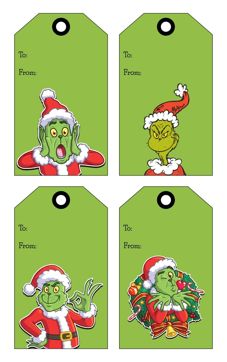Grinch Pills Tags - 10 Free Pdf Printables | Printablee with regard to Printable Grinch Christmas Tags