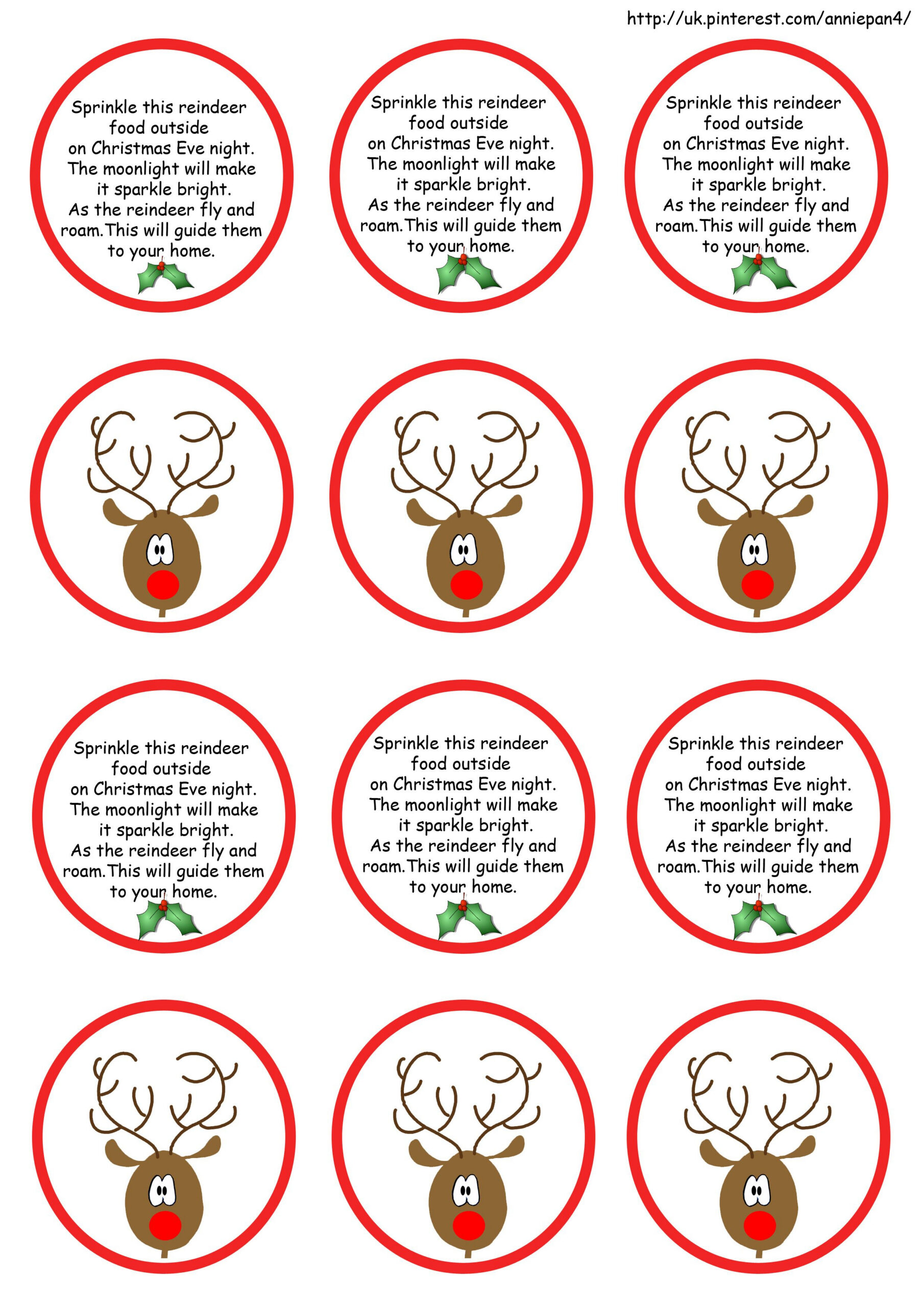 Ive Made Some Labels For Our Christmas Fayre And Thought Id Share intended for Pinterest Reindeer Food Printable