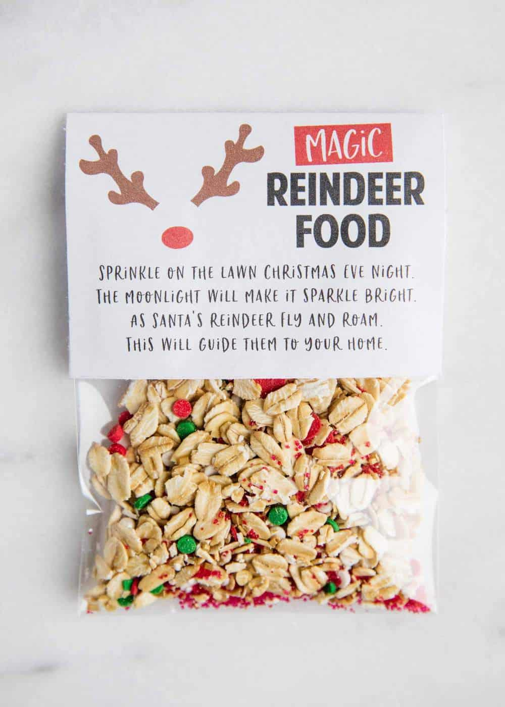 Magic Reindeer Food (+ Free Poem Printable!) - I Heart Naptime for Reindeer Food Printable Free Download