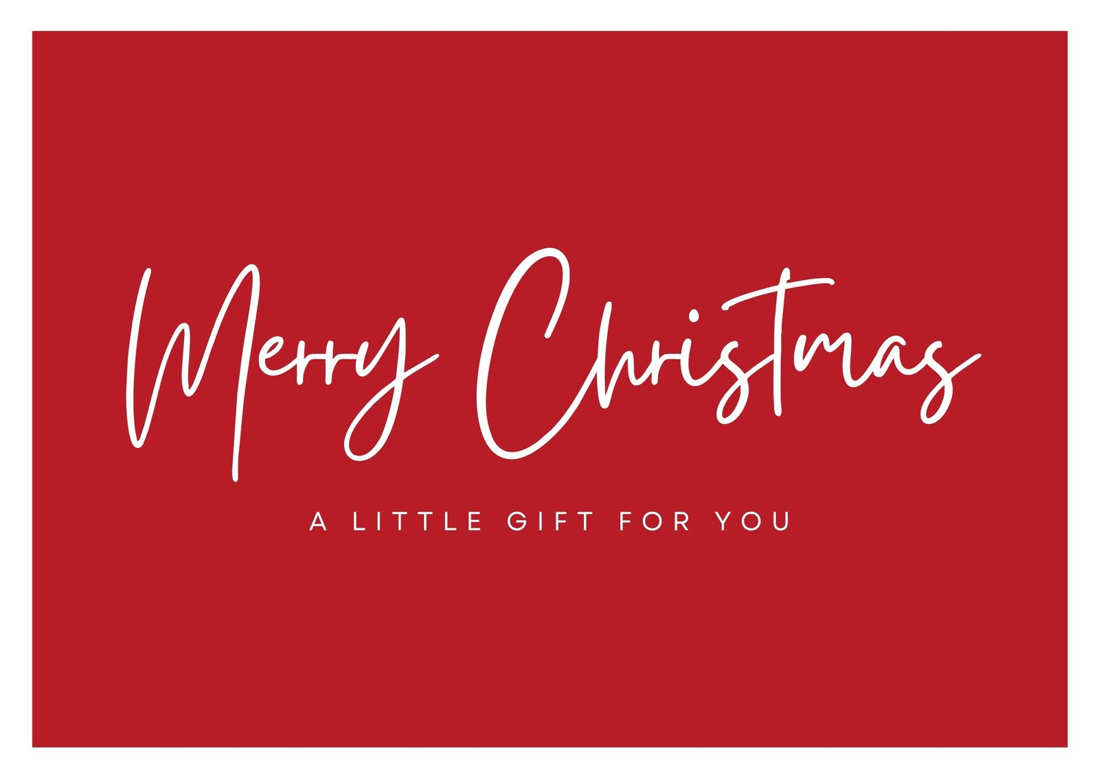 Merry Christmas Gift Card with regard to Merry Christmas Printable Gift Card