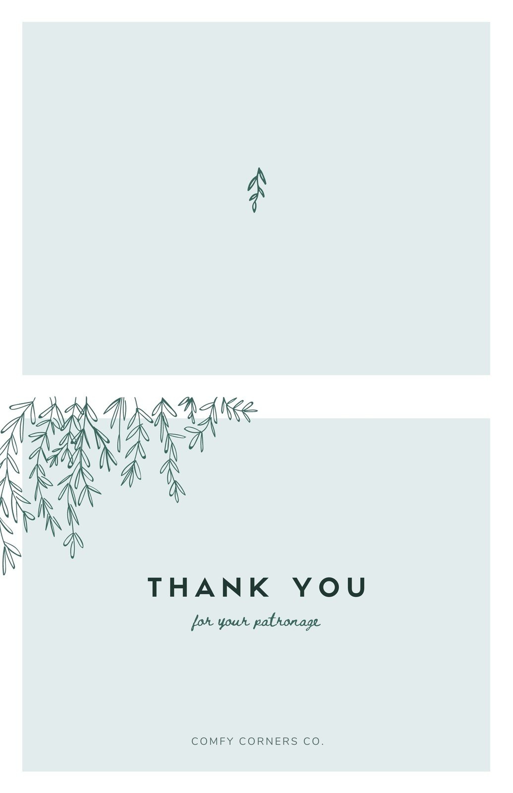 Page 2 - Free Printable Folded Card Templates To Customize Online inside Folding Thank You Cards Printable