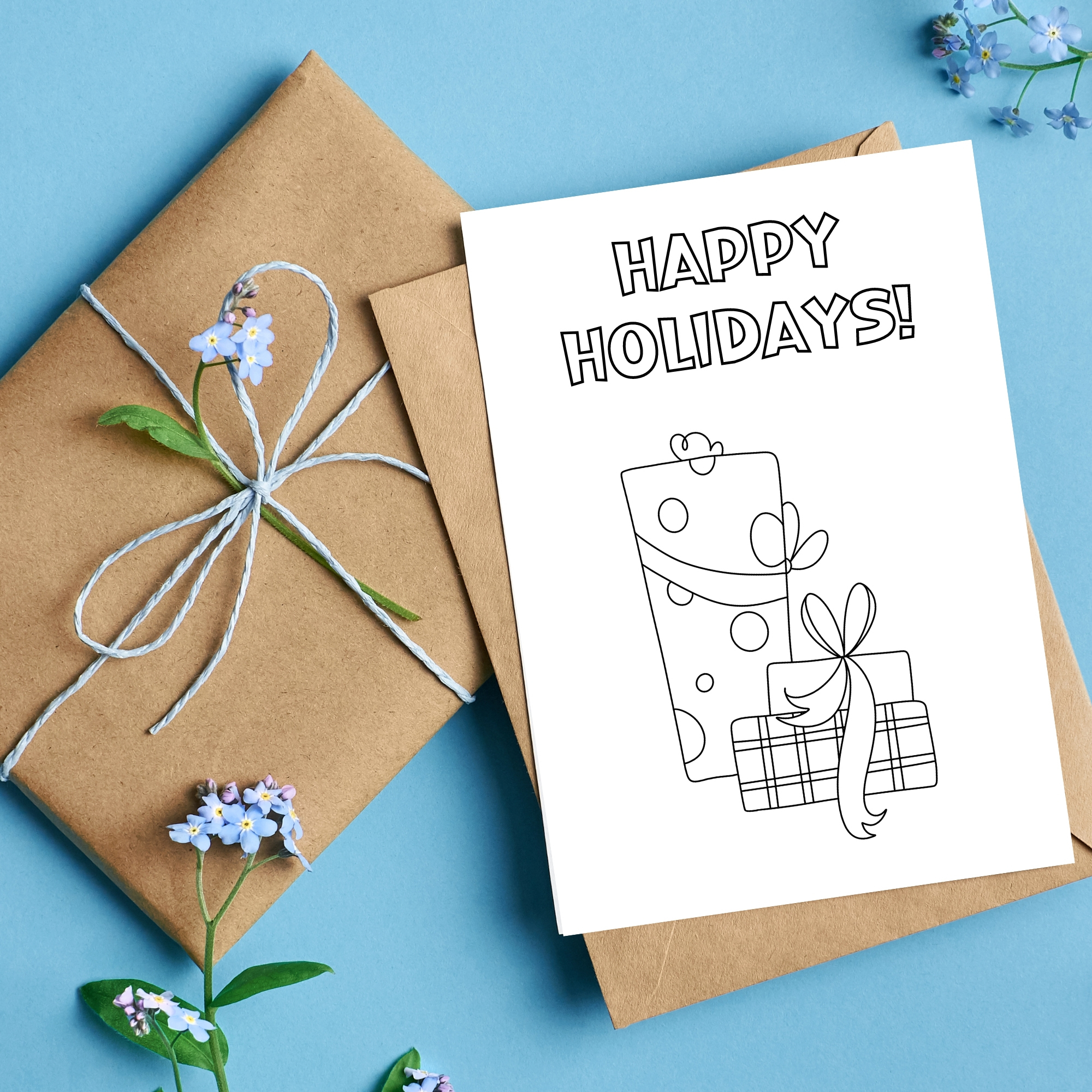 Printable Christmas Cards For Kids intended for Printable Christmas Card Craft