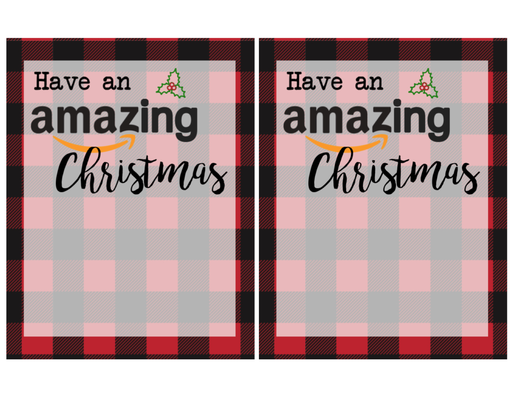 Printable Christmas Gift Card Holders For Amazon - Paper Trail Design regarding Amazon Gift Card Merry Christmas Printable