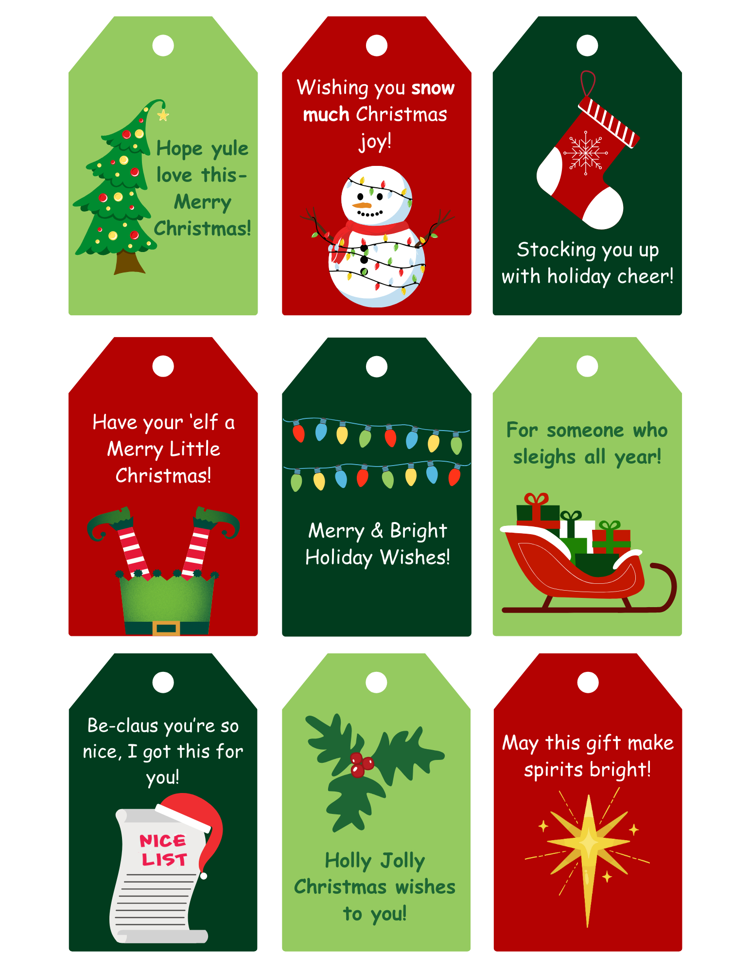 Printable Christmas Gift Tags | Signup regarding Merry Christmas Gift Tags Free Printable