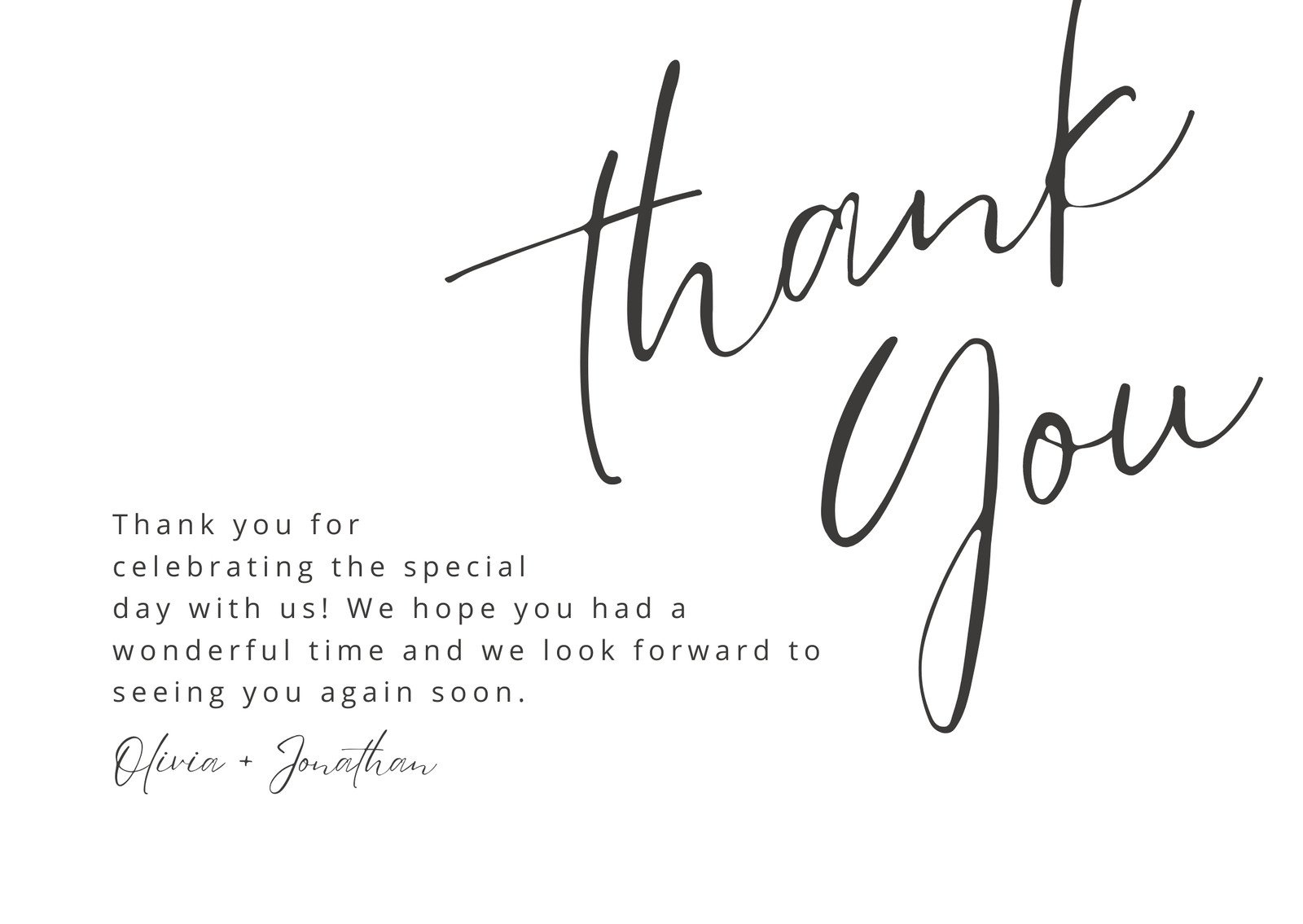 Printable, Customizable Thank You Card Templates | Canva with Custom Thank You Cards Printable
