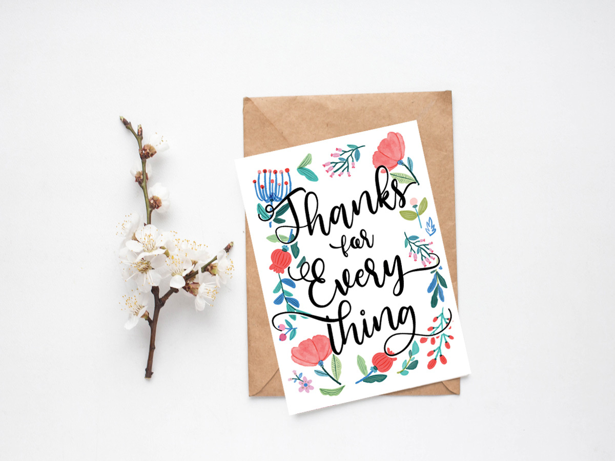 Show Your Appreciation With This Gorgeous, Printable Mother&amp;#039;S Day regarding Homemade Thank You Cards Printable