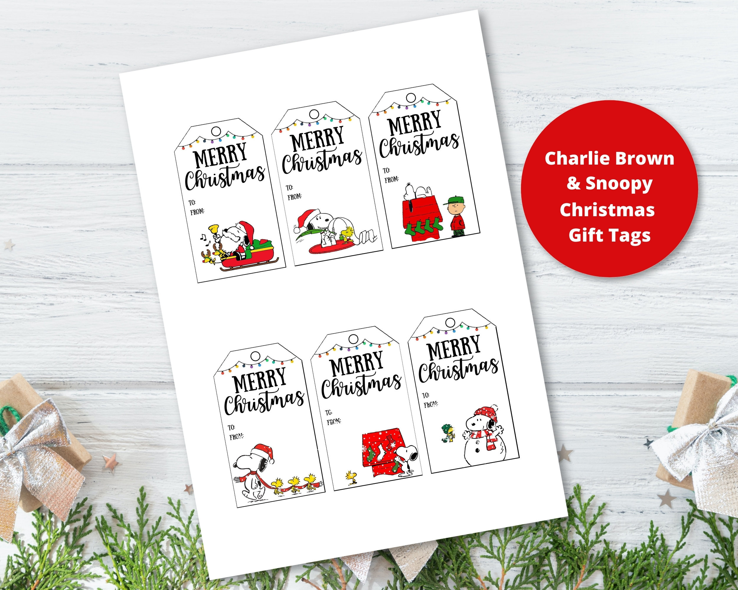 Snoopy Gift Tags Christmas - 60+ Gift Ideas For 2025 with regard to Printable Christmas Tags Snoopy