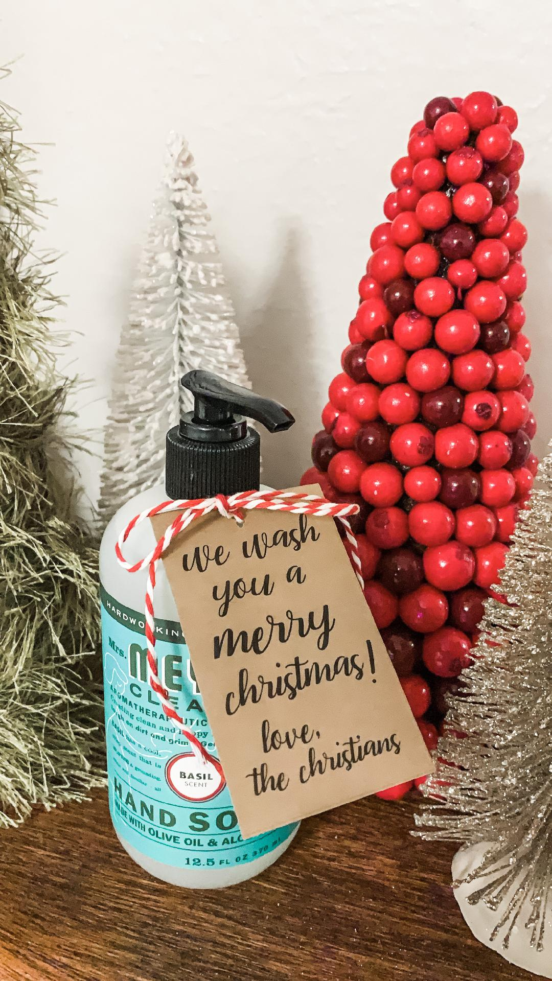 We Wash You A Merry Christmas Tag Printable – Craftiness Is Not intended for We Wash You A Merry Christmas Printable Tags