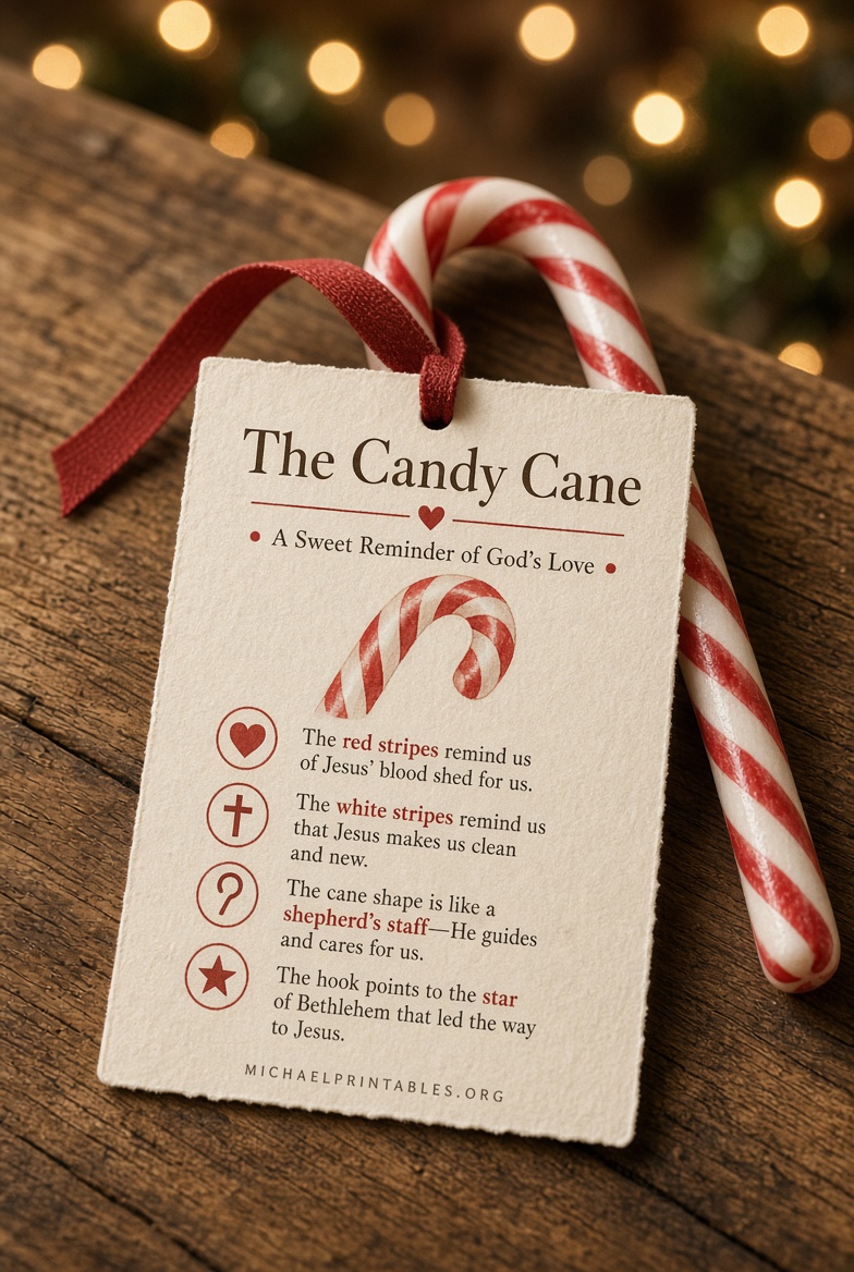 Free Candy Cane Story Printable for Kids (1)