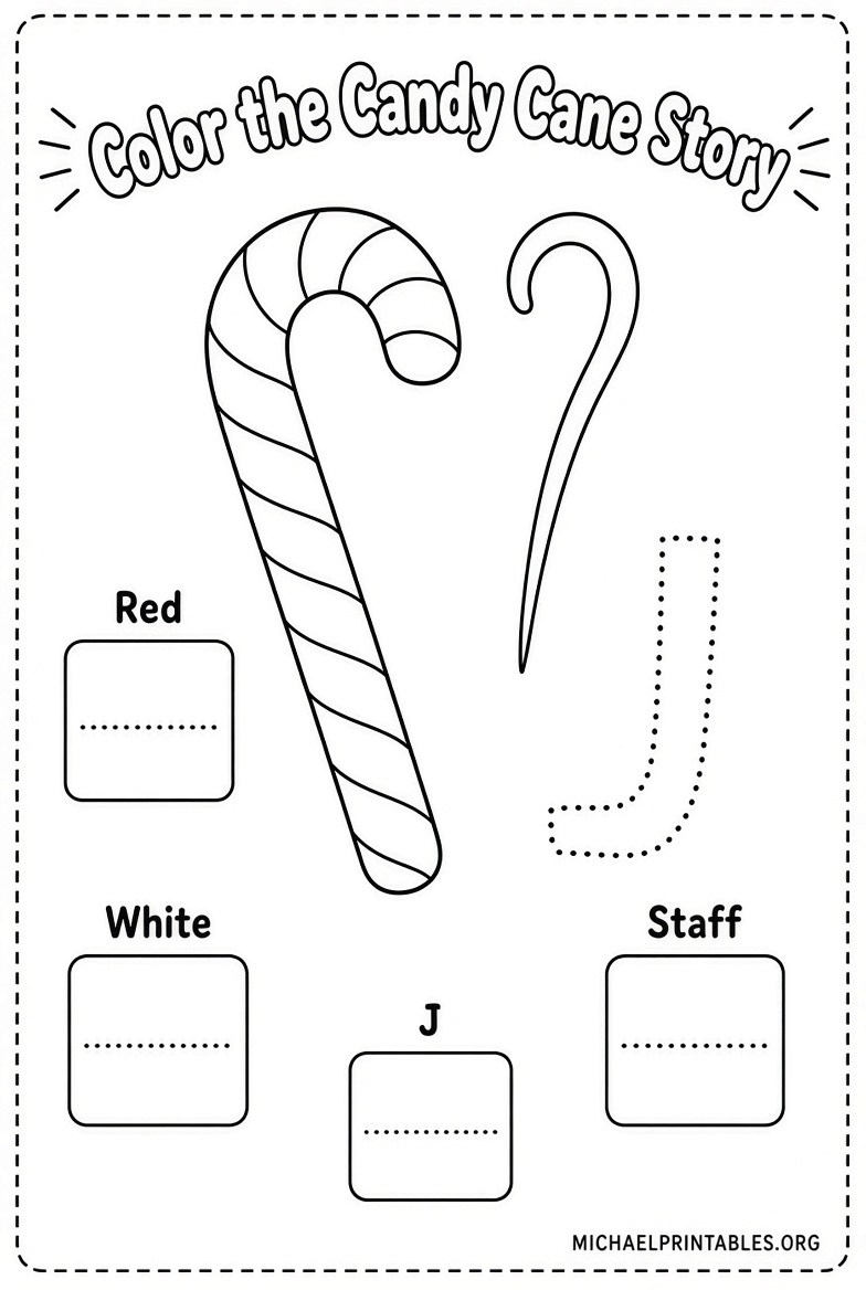 Free Candy Cane Story Printable for Kids (4)